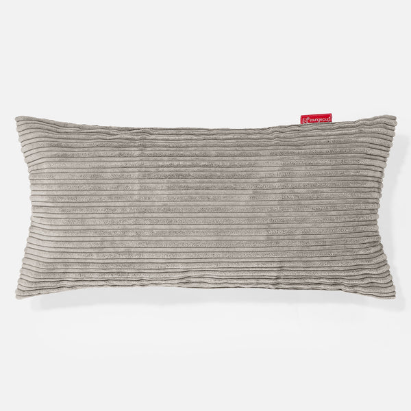 Cuscino Gigante 40 x 80cm,  - Velluto a Coste Visone 01