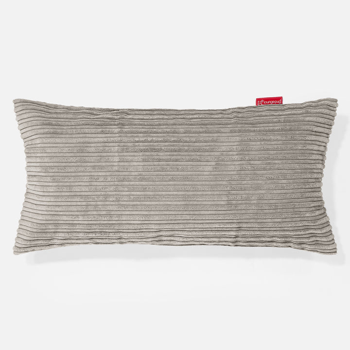 Cuscino Gigante 40 x 80cm,  - Velluto a Coste Visone 01