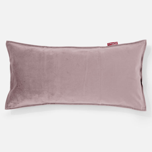 Cuscino Gigante 40 x 80cm,  - Velluto Rosa 01