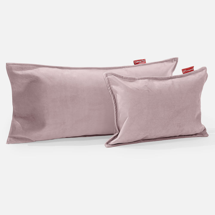 Cuscino Gigante 40 x 80cm,  - Velluto Rosa 03