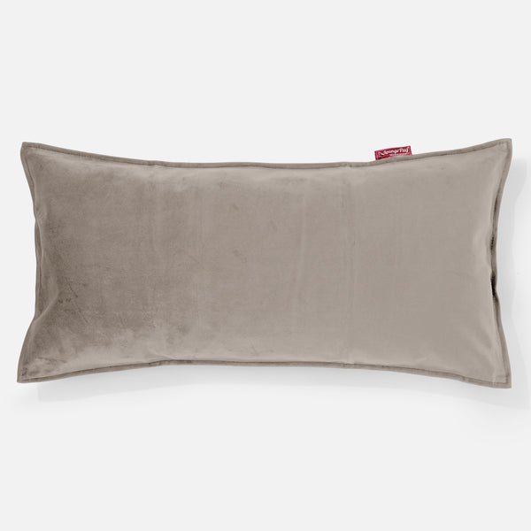 Cuscino Gigante 40 x 80cm,  - Velluto Visone 01