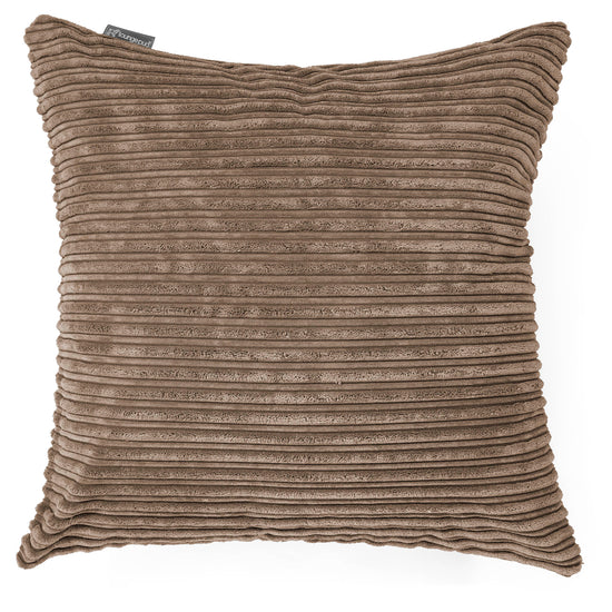 Cuscino Gigante 70 x 70cm - Velluto a Coste Moca 01