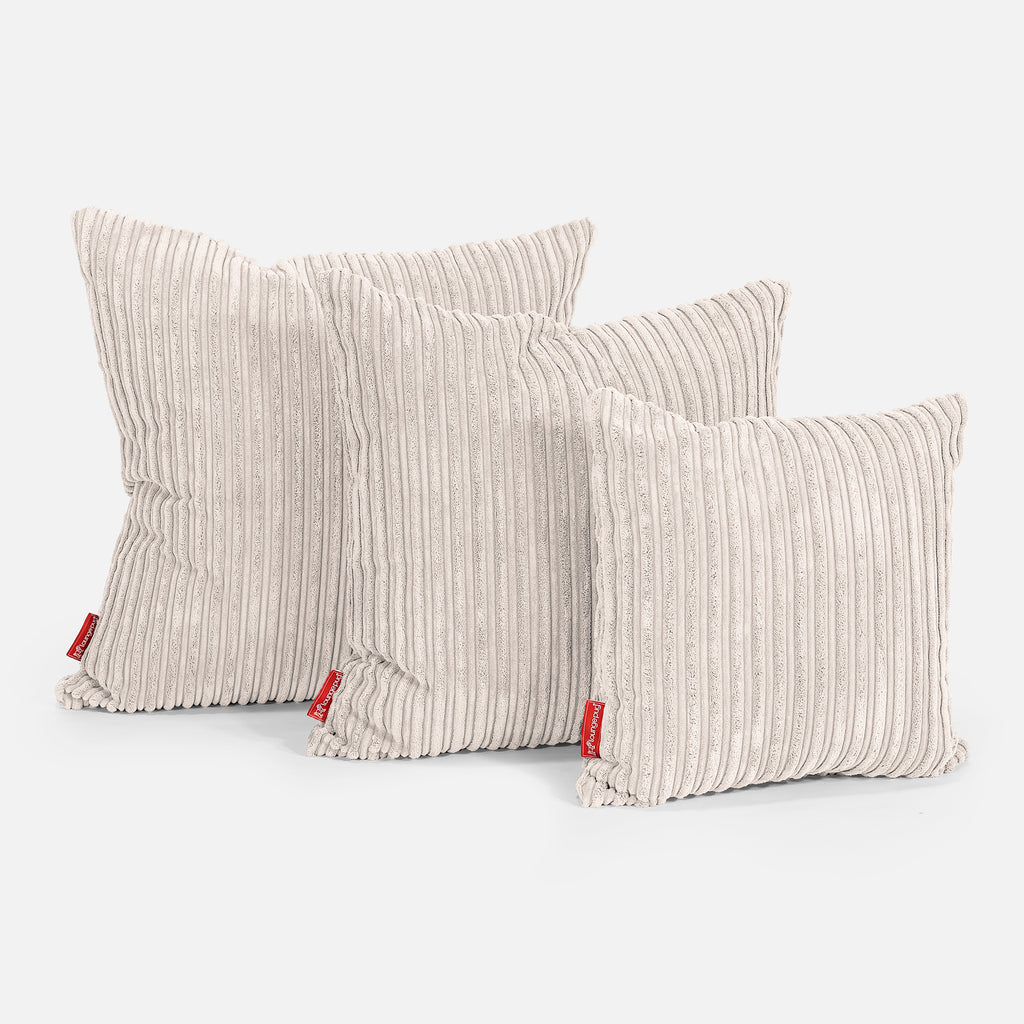 Cuscino Gigante 70 x 70cm - Corda Classica Avorio 02