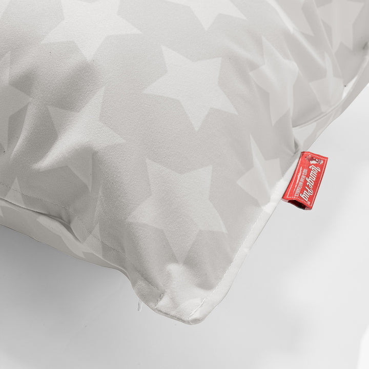 Cuscino Gigante 70 x 70cm - Motivo per Bambini Stella Grigio 02