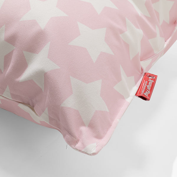 Fodera per Cuscino Gigante 70 x 70cm - Motivo per Bambini Stella Rosa Fabric Close-up Image