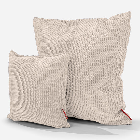 Cuscino Gigante 70 x 70cm - Pompon Panna 02
