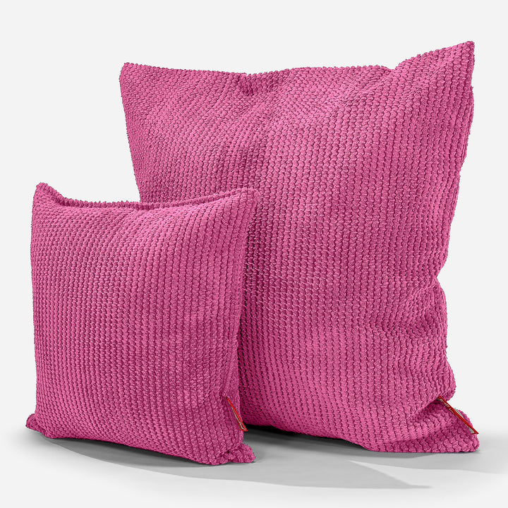 Cuscino Gigante 70 x 70cm - Pompon Rosa 02