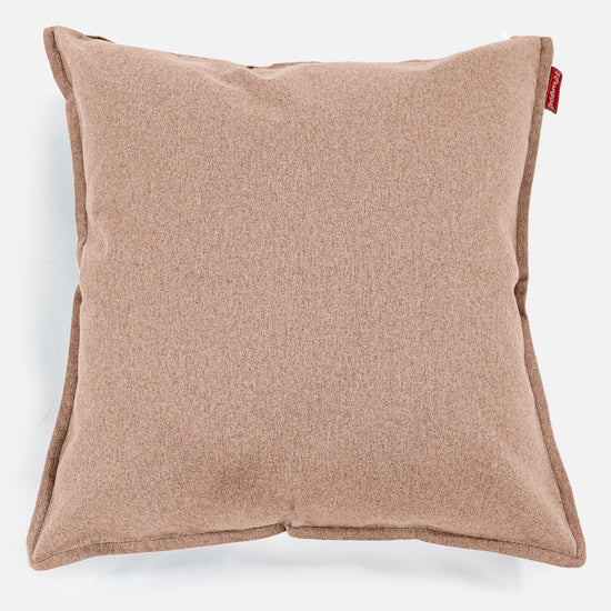 Cuscino Gigante 70 x 70cm - Tessuto in Lana Interalli Sabbi 01