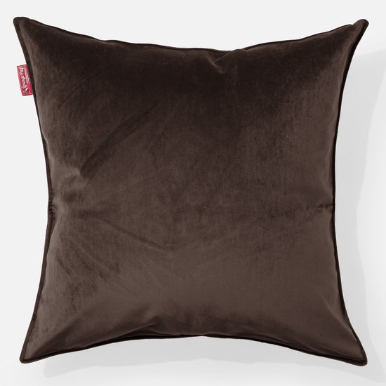 Cuscino Gigante 70 x 70cm - Velluto Espresso 01