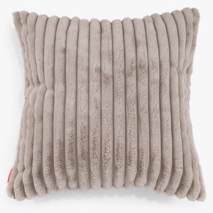 Fodera per Cuscino Gigante 70 x 70cm - Velluto Felpato Ultra Morbido Visone