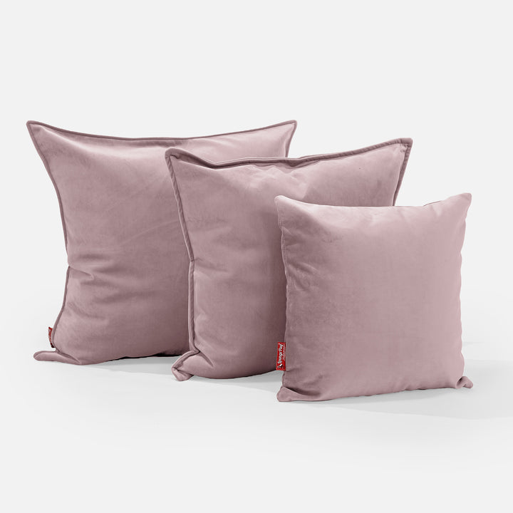 Cuscino Gigante 70 x 70cm - Velluto Rosa 02