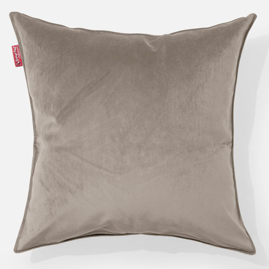 Cuscino Gigante 70 x 70cm - Velluto Visone 01