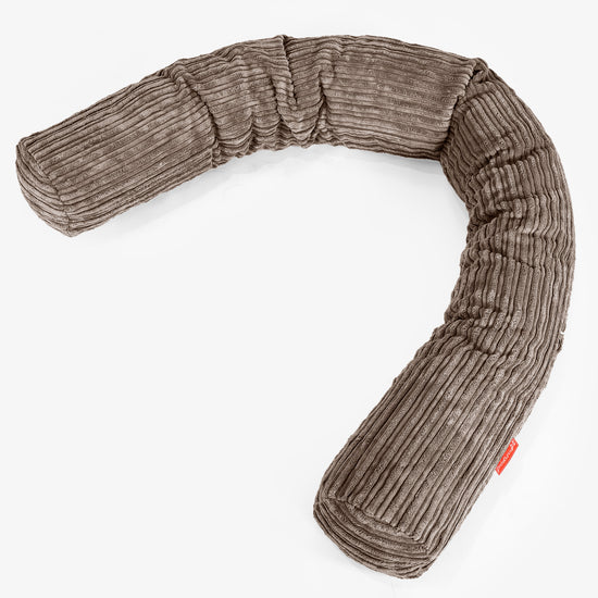 Cuscino Gigante Del Collo XL - Velluto a Coste Moca 01