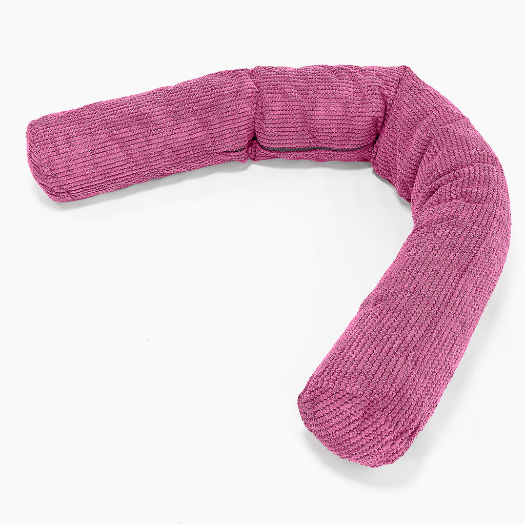 Cuscino Gigante Del Collo XL - Pompon Rosa 01