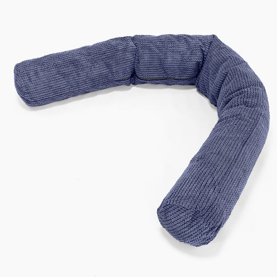 Cuscino Gigante Del Collo XL - Pompon Viola 01