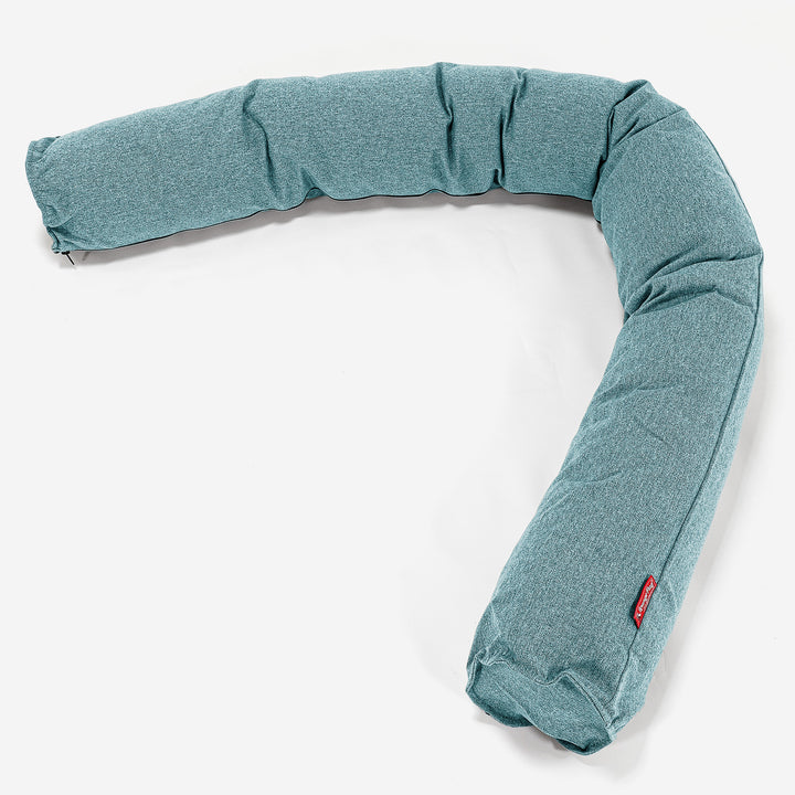 Cuscino Gigante Del Collo XL - Tessuto in Lana Interalli Acqua 01
