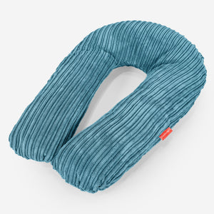 Cuscino Hug - Velluto a Coste Egeo Blu
