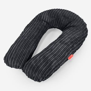 Cuscino Hug - Velluto a Coste Nero