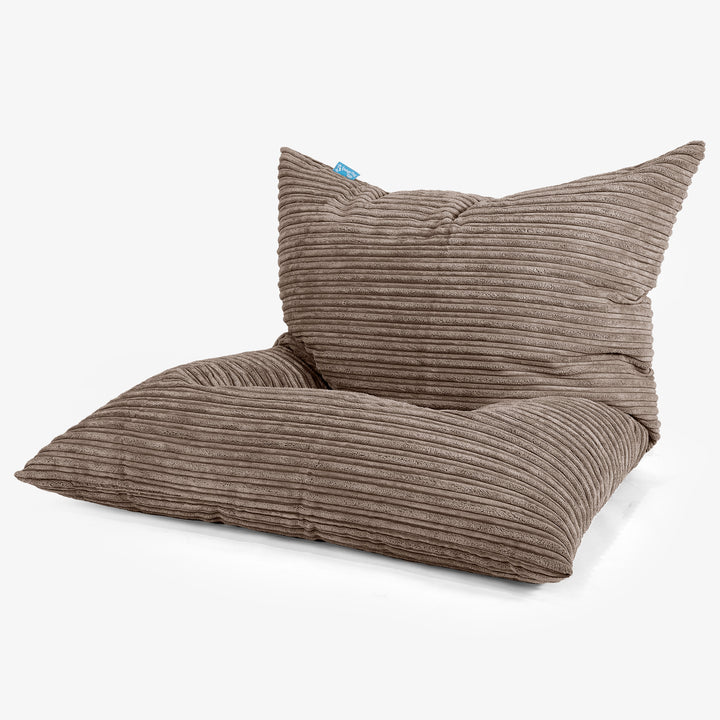 Cuscino Pouf Sacco Junior 2-14 anni - Velluto a Coste Moca 01