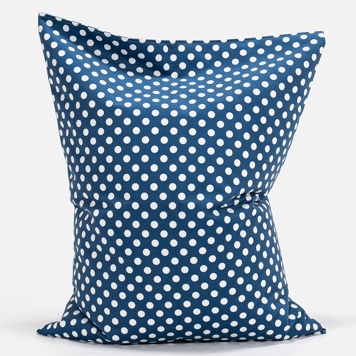 Cuscino Pouf Sacco Per Bambini - Motivo per Bambini Blu 01