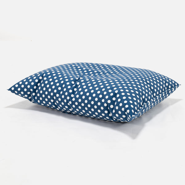 Cuscino Pouf Sacco Per Bambini 1-6 anni - Motivo per Bambini Blu Fabric Close-up Image