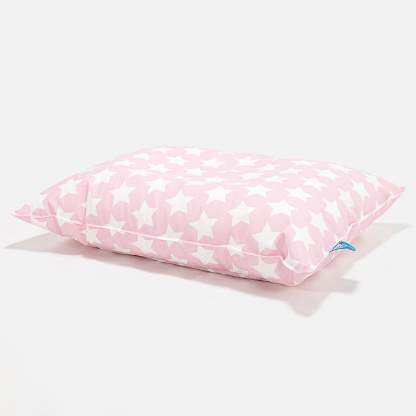 Cuscino Pouf Sacco Per Bambini 1-6 anni - Motivo per Bambini Stella Rosa Fabric Close-up Image