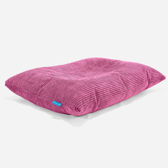 Cuscino Pouf Sacco Per Bambini - Pompon Rosa 02