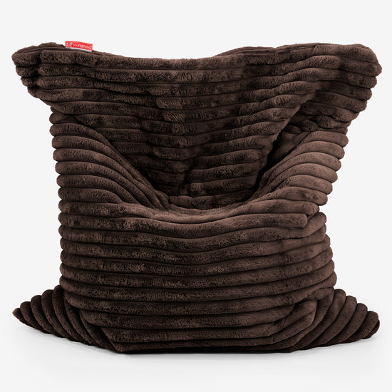 Cuscino Pouf Sacco XL - Velluto Felpato Ultra Morbido Zibellino 01