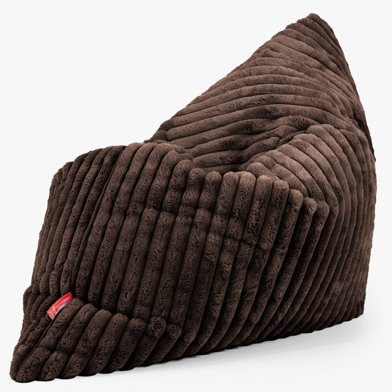 Cuscino Pouf Sacco XL - Velluto Felpato Ultra Morbido Zibellino 02