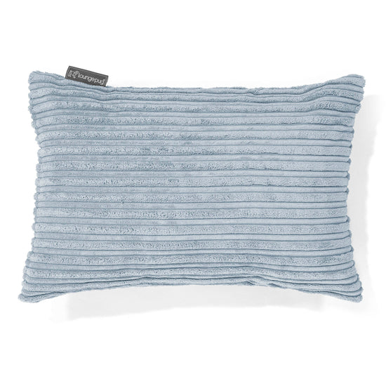 Cuscino Rettangolare 35 x 50cm - Velluto a Coste Bebè Blu 01