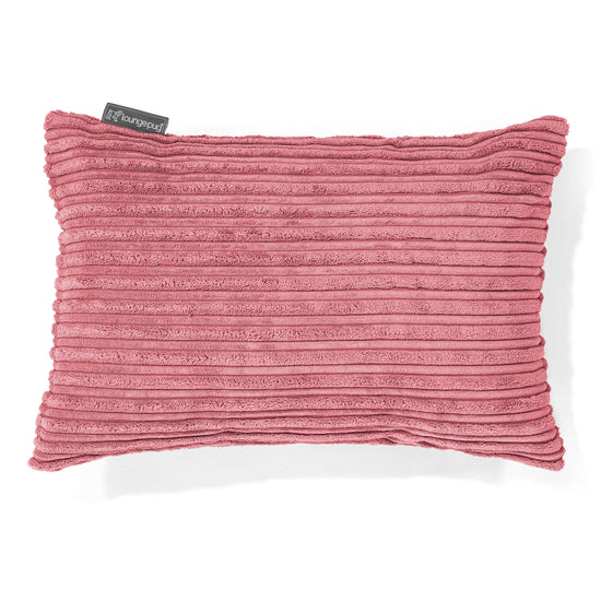 Cuscino Rettangolare 35 x 50cm - Velluto a Coste Corallo 01