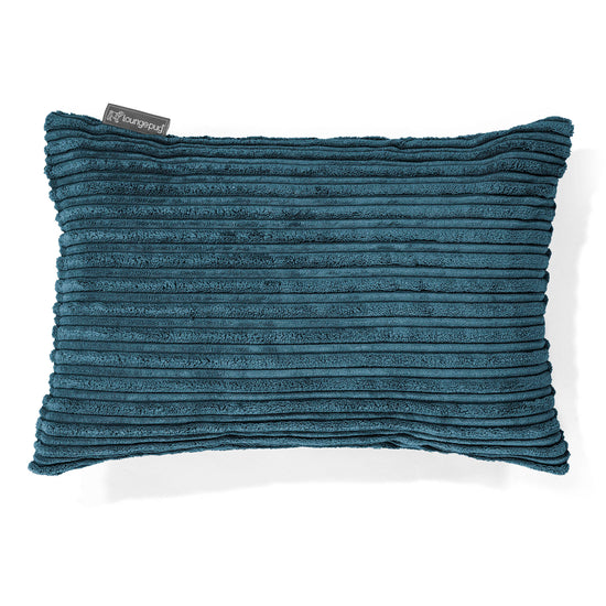 Cuscino Rettangolare 35 x 50cm - Velluto a Coste Navy 01