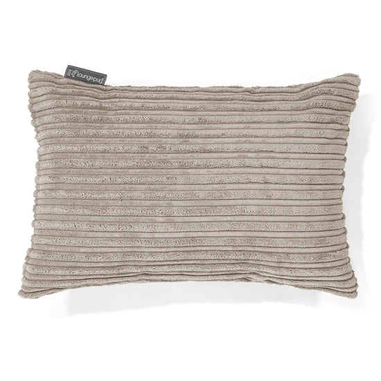 Cuscino Rettangolare 35 x 50cm - Velluto a Coste Visone 01