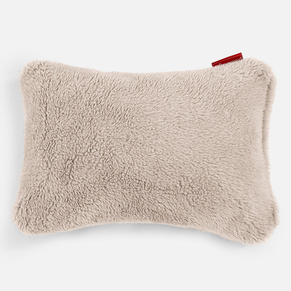 Cuscino Rettangolare 35 x 50cm - Eco-pelliccia Orsacchiotto Visone 01