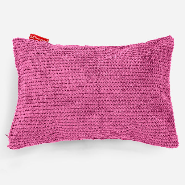 Cuscino Rettangolare 35 x 50cm - Pompon Rosa 01