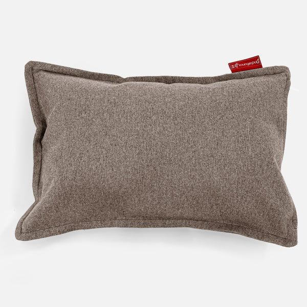 Cuscino Rettangolare 35 x 50cm - Tessuto in Lana Interalli Biscotto 01