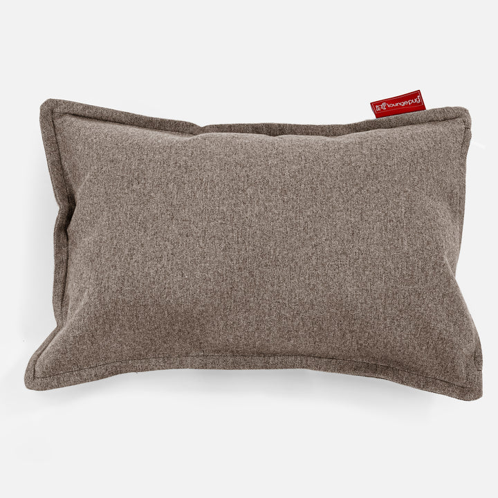 Cuscino Rettangolare 35 x 50cm - Tessuto in Lana Interalli Biscotto 01