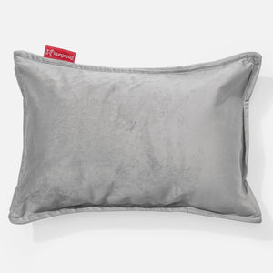 Fodera per Cuscino Rettangolare 35 x 50cm - Velluto Argento