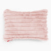 Fodera per Cuscino Rettangolare 35 x 50cm - Velluto Felpato Ultra Morbido Rosa Antico 01