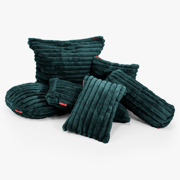 Fodera per Cuscino Rettangolare 35 x 50cm - Velluto Felpato Ultra Morbido Tiglio 02