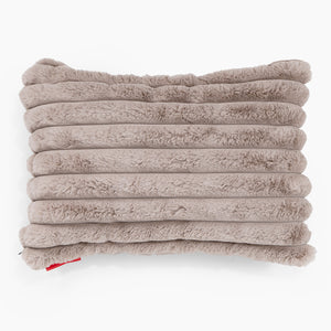 Fodera per Cuscino Rettangolare 35 x 50cm - Velluto Felpato Ultra Morbido Visone