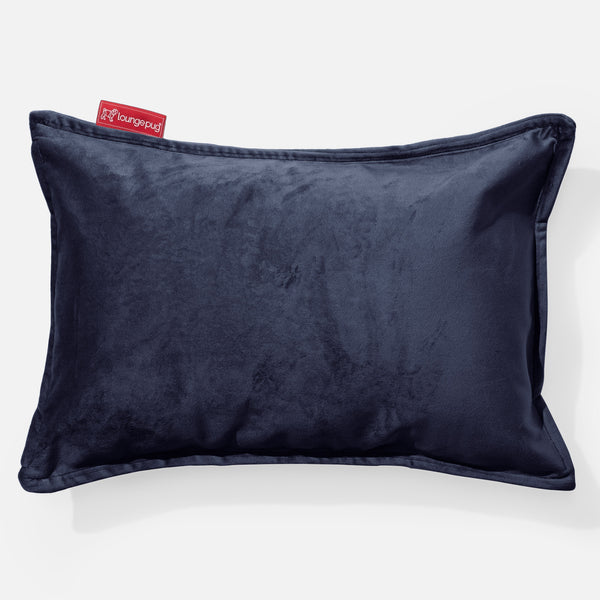 Cuscino Rettangolare 35 x 50cm - Velluto Navy 01