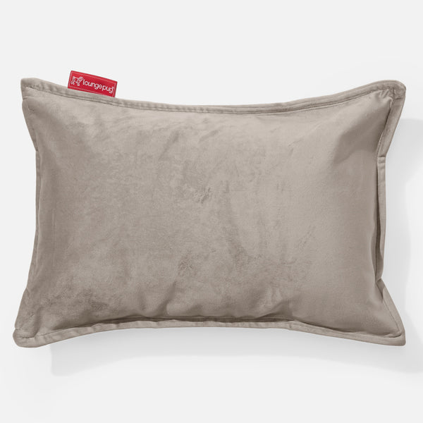 Cuscino Rettangolare 35 x 50cm - Velluto Visone 01