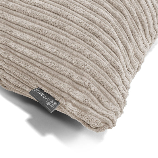 Cuscino Rotondo 50cm - Velluto a Coste Visone 02