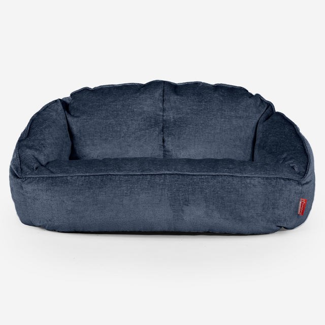 Divano a Sacco Bubble - Ciniglia Navy 01