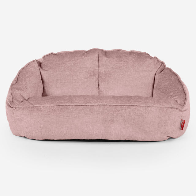 Divano a Sacco Bubble - Ciniglia Rosa 01