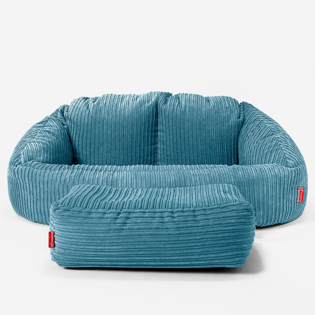 Divano a Sacco Bubble - Corda Classica Egeo Blu 02