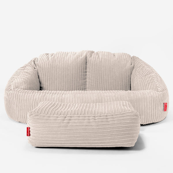 Divano a Sacco Bubble - Corda Classica Avorio 01