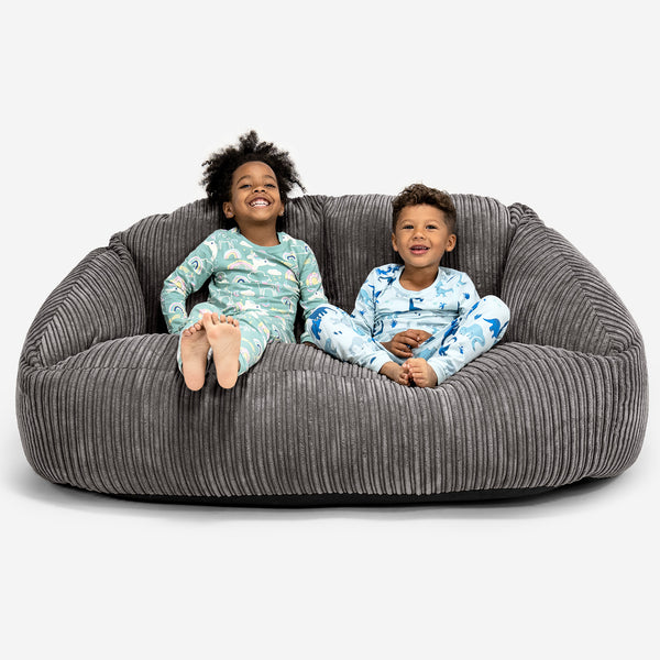 Divano a Sacco Gigante Bubble per Bambini 2-14 anni - Corda Classica Grafite 01