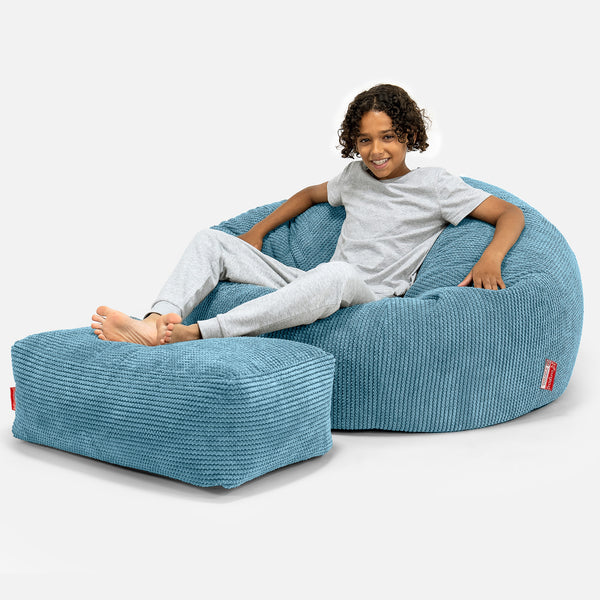 Otautautau divano per bambini carino piccola poltrona a sacco con  imbottitura in pile sedile a pavimento poltrona ragazzo ragazza camera da  letto